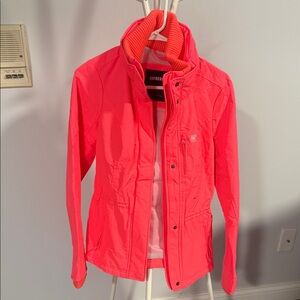 Abercrombie & Fitch Women's Vibrant Coral Ski Jacket